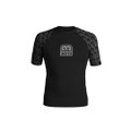 25 KIDS BLACK SS RASH GUARD
