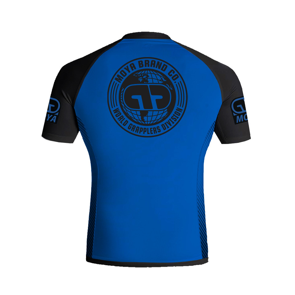 26 BLUE SS RASH GUARD