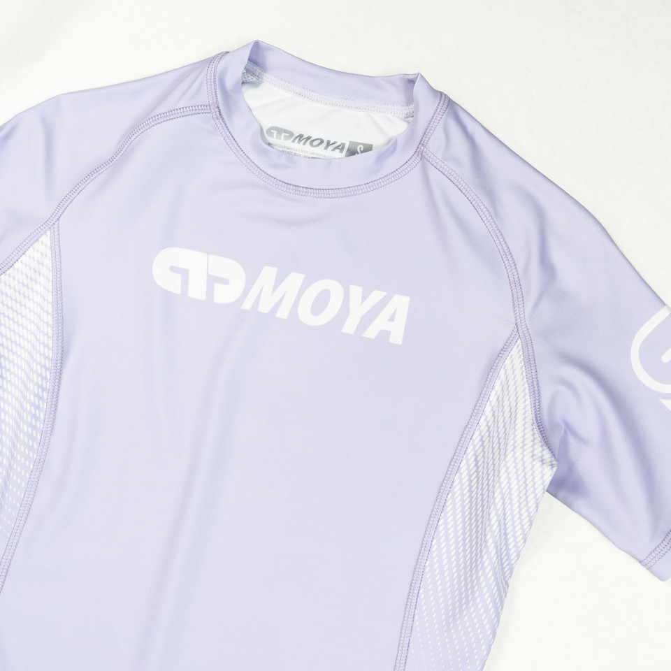 LAVENDER KIDS SS RASH GUARD