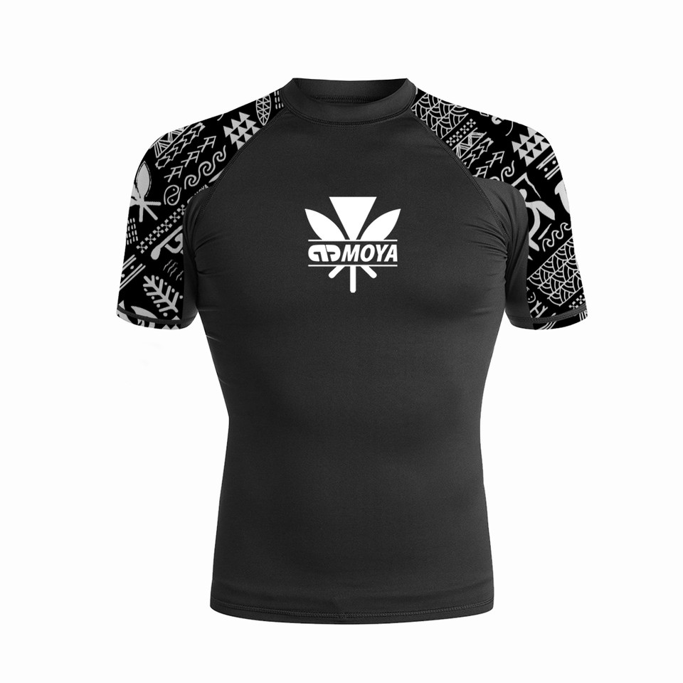 MOHI KOA BLACK SS RASH GUARD