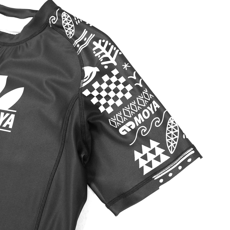 MOHI KOA BLACK SS RASH GUARD