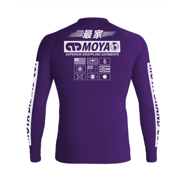 24 PURPLE LS RASH GUARD