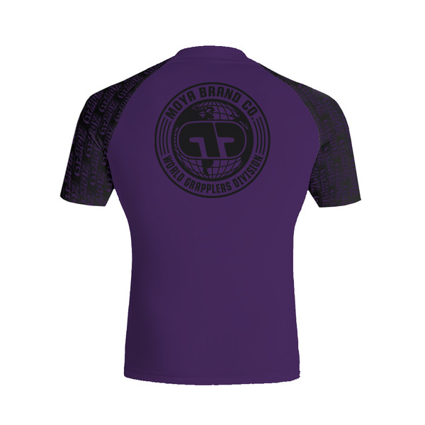 25 PURPLE SS RASH GUARD
