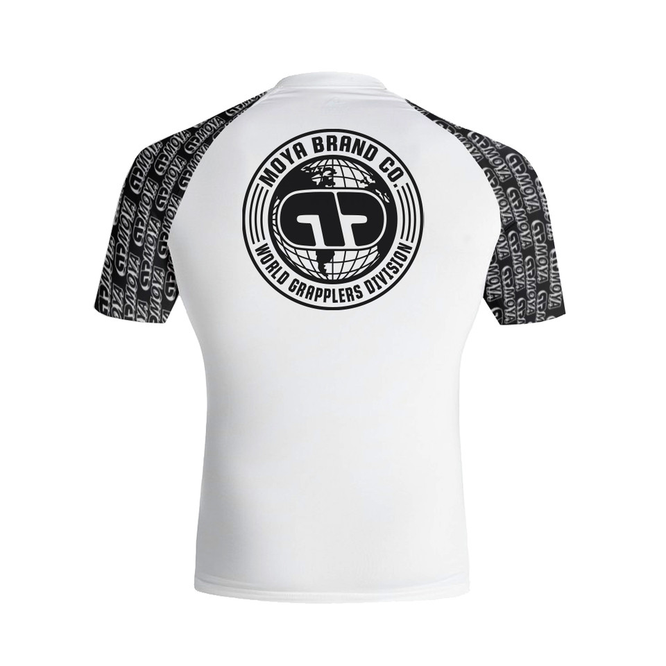 25 WHITE SS RASH GUARD