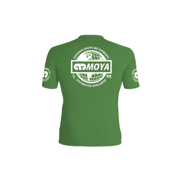 KIDS GREEN SS RASH GUARD