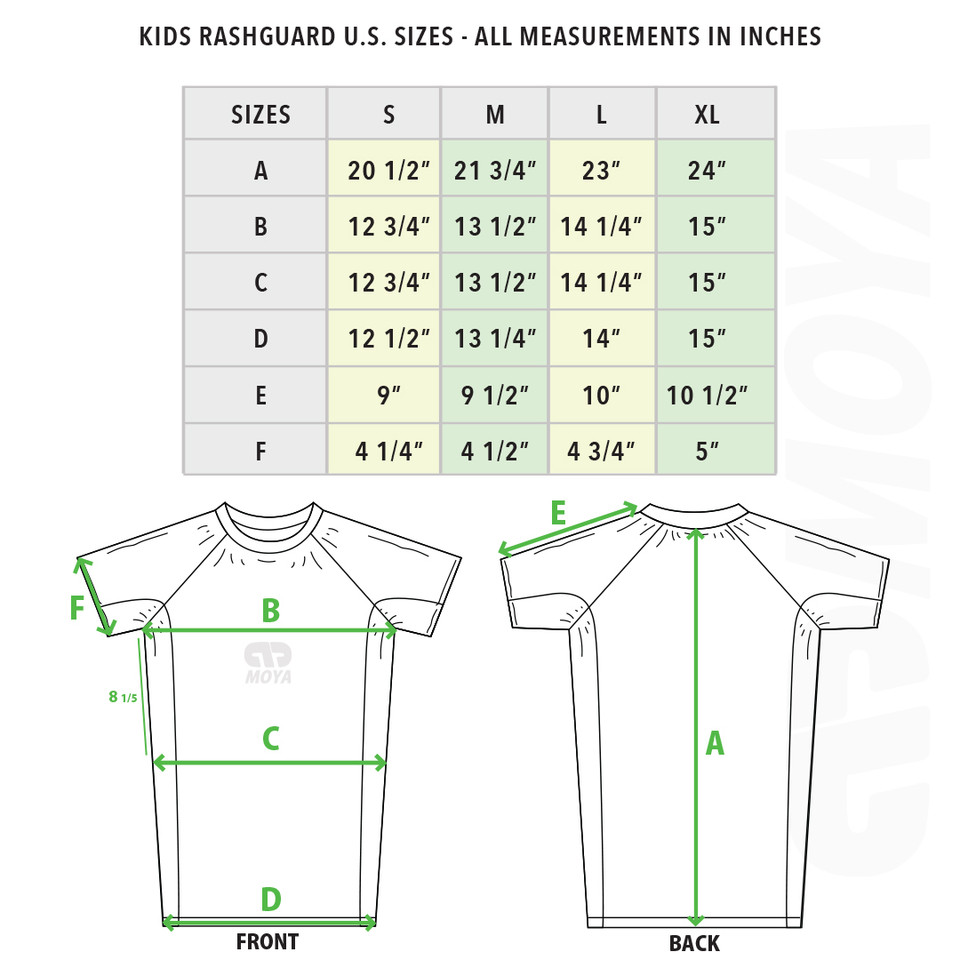 KIDS ORANGE SS RASH GUARD