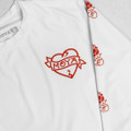 LOVE X HATE WHITE LS RASH GUARD