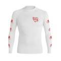 LOVE X HATE WHITE LS RASH GUARD