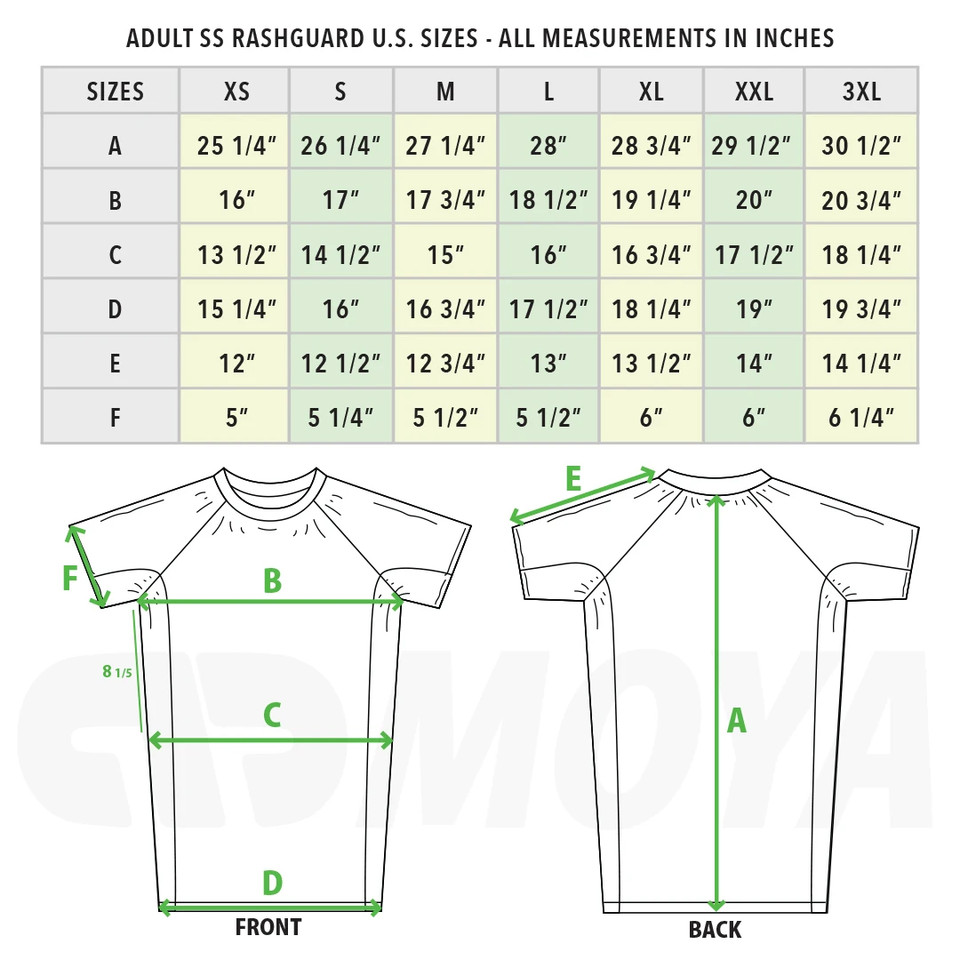 MOHI KOA BLACK SS RASH GUARD