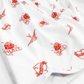 LOVE X HATE WHITE TRAINING SHORTS