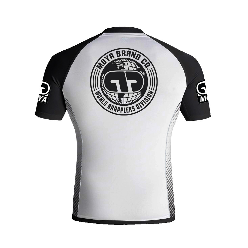 26 WHITE SS RASH GUARD