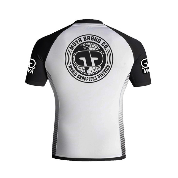 26 WHITE SS RASH GUARD