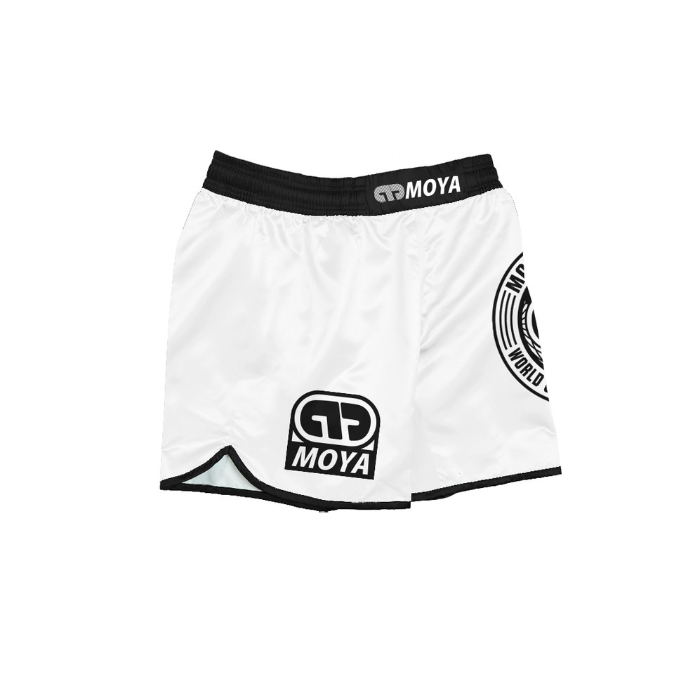 25 WHITE TRAINING SHORTS